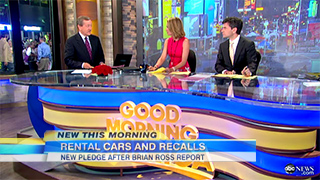 Brian Ross reporting for Good Morning America